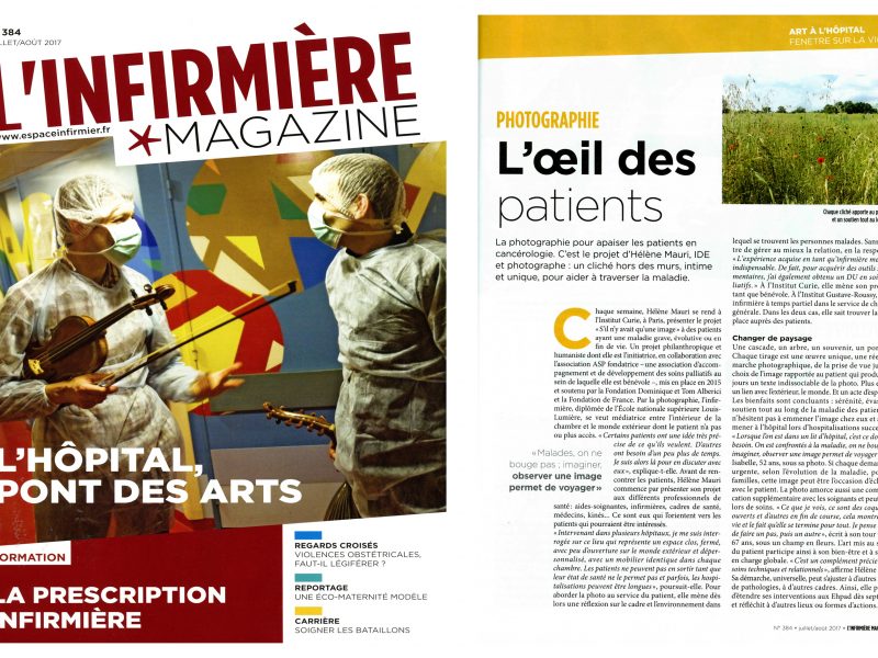 L’oeil des patients – L’Infirmière Magazine L’oeil des patients – L’Infirmière Magazine
