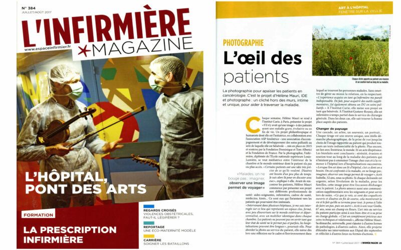 L'oeil des patients - l'Infirmière Magazine